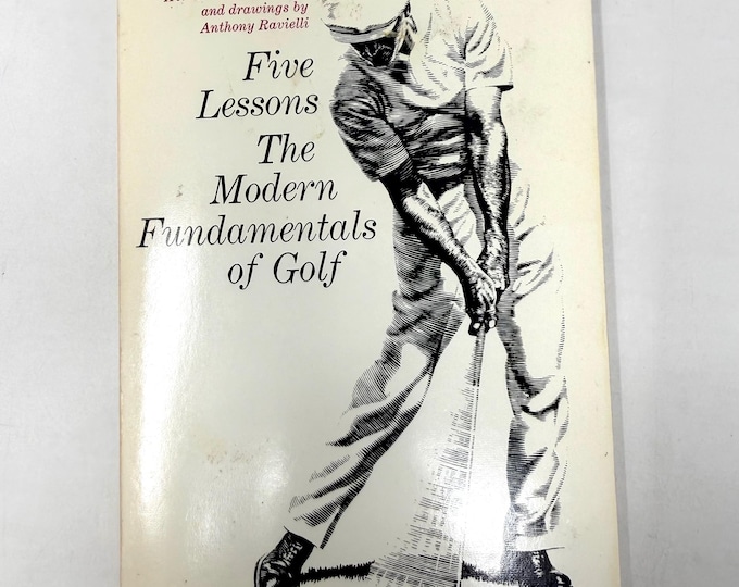 The Modern Fundamentals of Golf~Ben Hogan~1985~First Fireside Edition~Illustrated~Very Good to Near Fine Condition~Paperback~Free Shipping