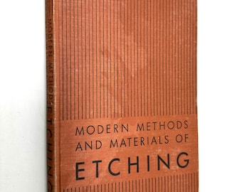 Modern Methods and Materials of Etching~Harry Sternberg~1949~Stated First Edition~Very Good Condition~Rare~Free Shipping