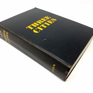 Three Cities~Sholom Asch~1933~First Edition~Very Good~Rare~Free Shipping