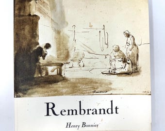 Rembrandt~Henry Bonnier ~1968~Henri Screpel~Many Illustrations~Very Good Condition~Free Shipping