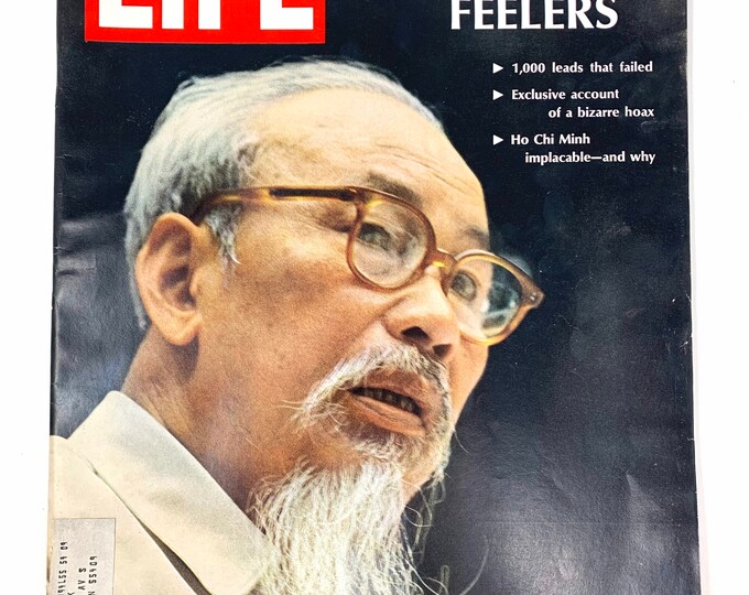 Life Magazine~March 22, 1968~Ho Chi Minh~Vietnam~David Frost~1968~Very Good Condition~Vintage~Rare~Free Shipping