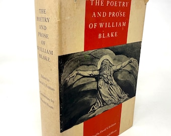 The Poetry and Prose of William Blake~1968~David Erdman~Harold Bloom Commentary~First Edition~Third Printing~Very Good Condition~Free Ship