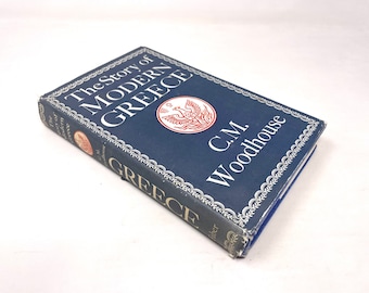 The Story of Modern Greece~C. M. Woodhouse~1968~First Edition~Rare~Very Good Condition~Free Shipping