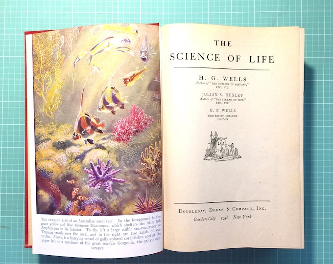 Rare copy of The Science of Life by H.G. Wells and Julian Huxley