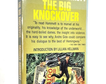 The Big Knockover~Dashiell Hammett~1967~First Dell Printing~Very Good Condition~Paperback~Vintage~Rare~Free Shipping