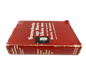 Somebody Up There Likes Me by Rocky Graziano~1955~First Edition~Rare~Vintage~Free Shipping