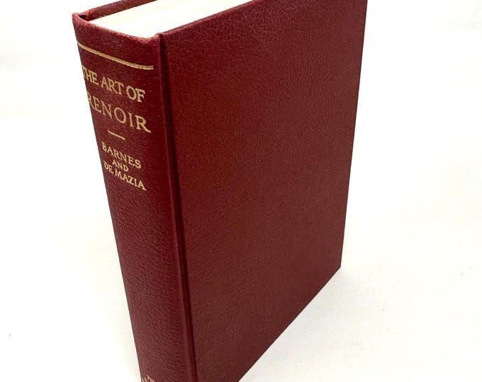 The Art of Renoir~1959~Albert Barnes~Violette de Mazia~Very Good Condition~158 half tone reproductions~Rare Book~Free Shipping