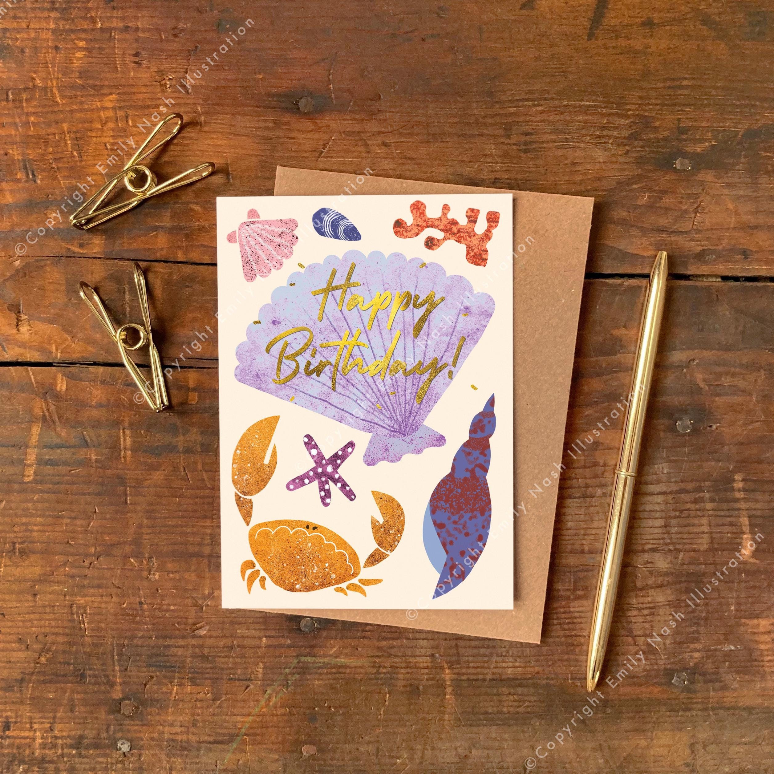 Biglietti Auguri Matrimonio Personalizzabili Con Conchiglie - Kit 10 Set Con Buste, Colore Nero - Foto 12