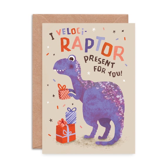 Papercrush® Pop-Up Card Dinosaur [New!] - Funny 3D Birthday Card - View #3