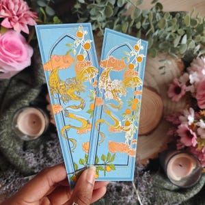 Orange Tree & Dragon FOILED Bookmark [Limited Edition]