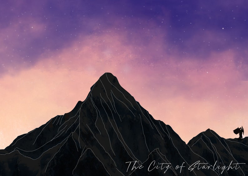 The City of Starlight Velaris Postcard