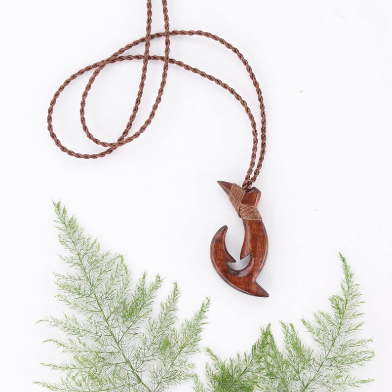 Made in Hawaii Fish Hook Necklace KOA Collection Fishhook Etsy