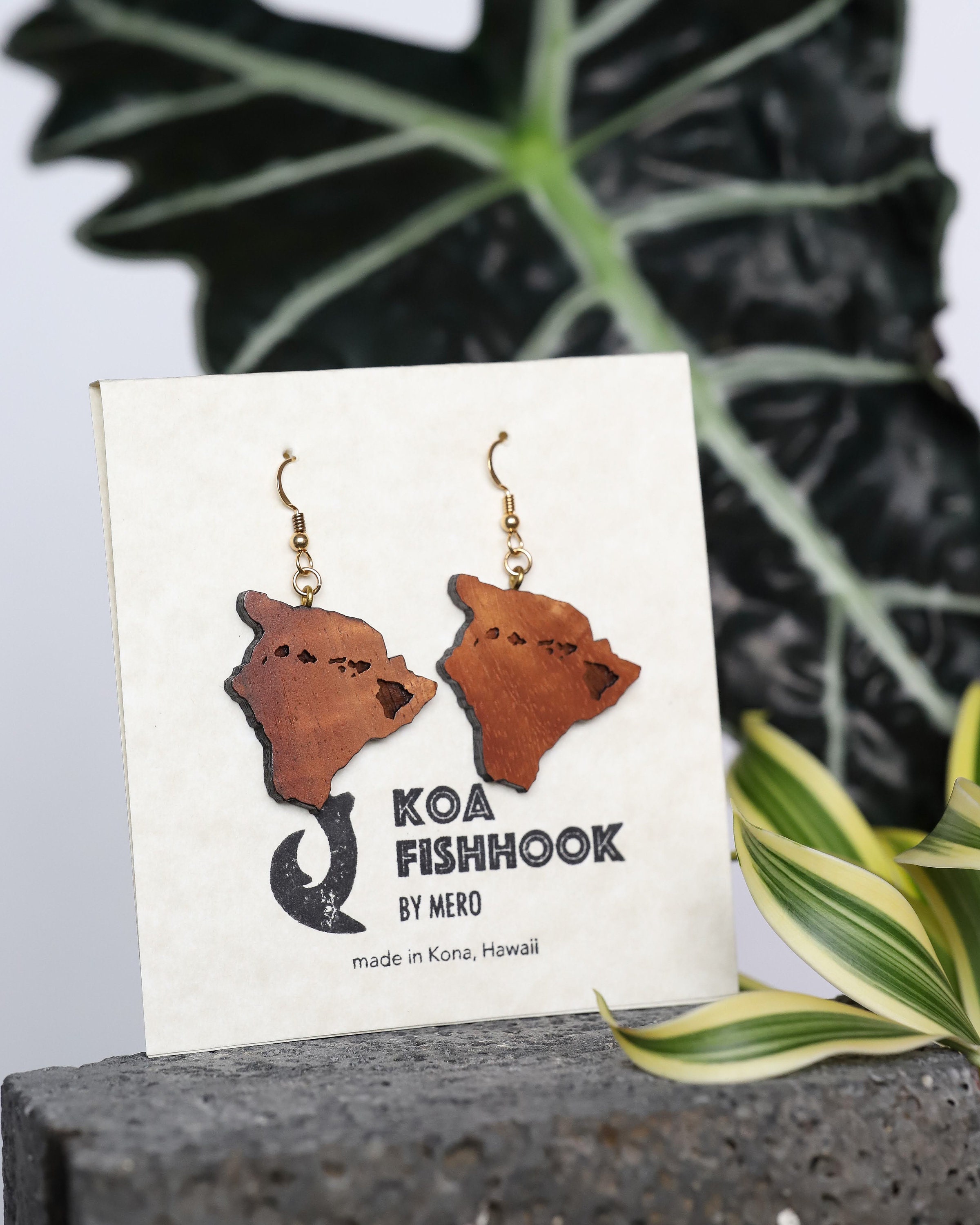 Hawaiian Islands Big Island Earrings U&rsquo;I Collection - Etsy