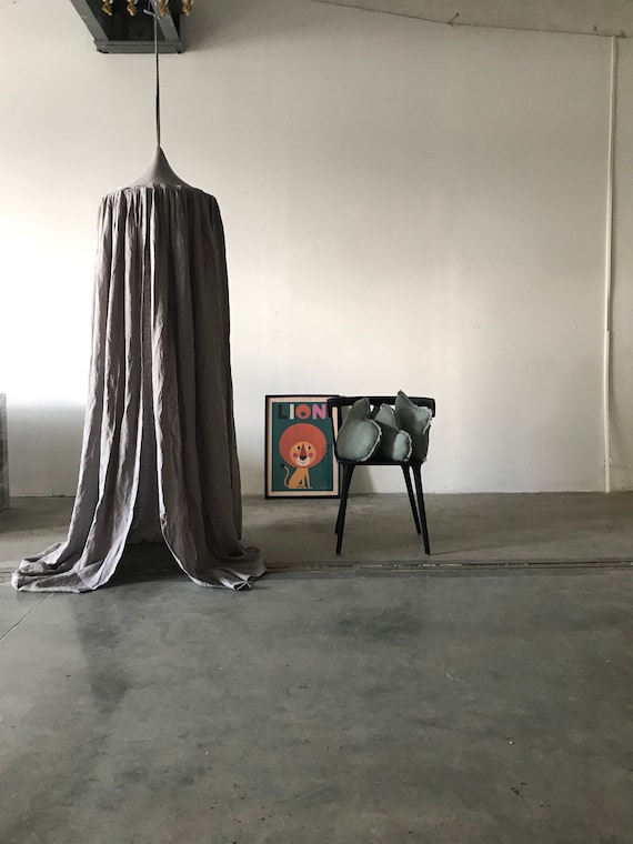 Dusty Grey Canopy Canopy Grey Bed Canopy Crib Canopyplay Etsy