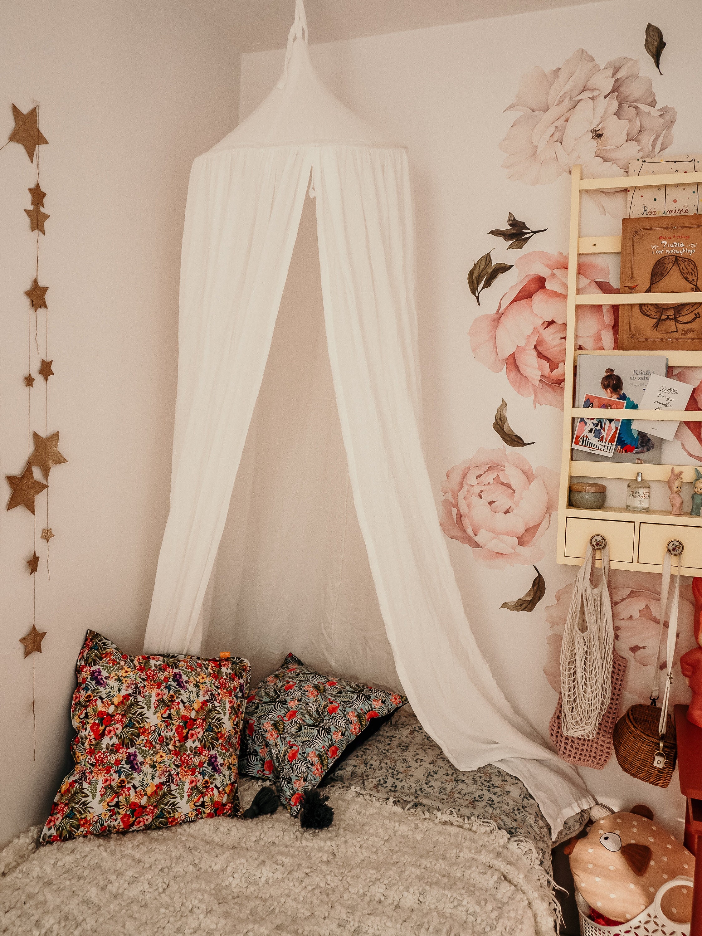 VANILLA CANOPY white crib canopy bohemian bed canopy Etsy