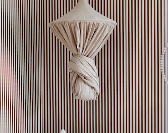 Handmade Muslin Canopy: Caffe Latte Nursery Decoration
