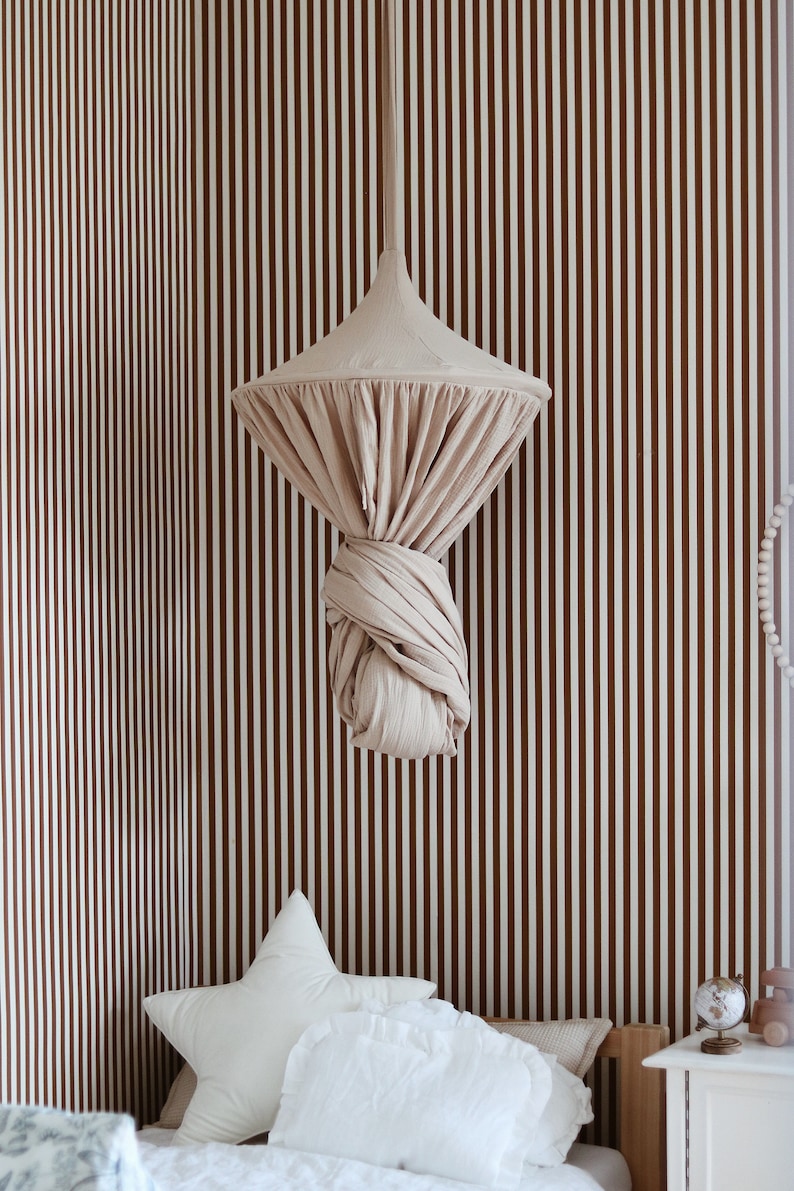 Caffe Latte Canopy Canopy Beige Bed Canopy Cream Crib Etsy Canada