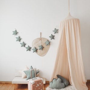 Peach Canopy / Bed Canopy / Crib Canopy / Play room canopy / kids canopy / Ceiling canopy / From Babotipi
