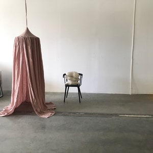 Pink canopy / Dirty pink / Smoky pink / Children&#39;s room / Canopy for a child / Princess room / Boho design / A unique gift for a child /