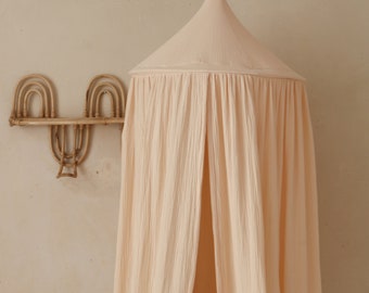 Sand Cotton Baby Canopy: Limone Collection Tipi