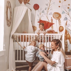 Cream Canopy / tent baldachin / vanilla color bed canopy / kids canopy / White  playroom canopy / teepee canopy - Babotipi