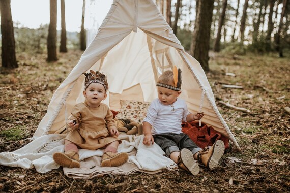 Tipi Set With 3 Cushion Kids Tipi Children Room Play Tent