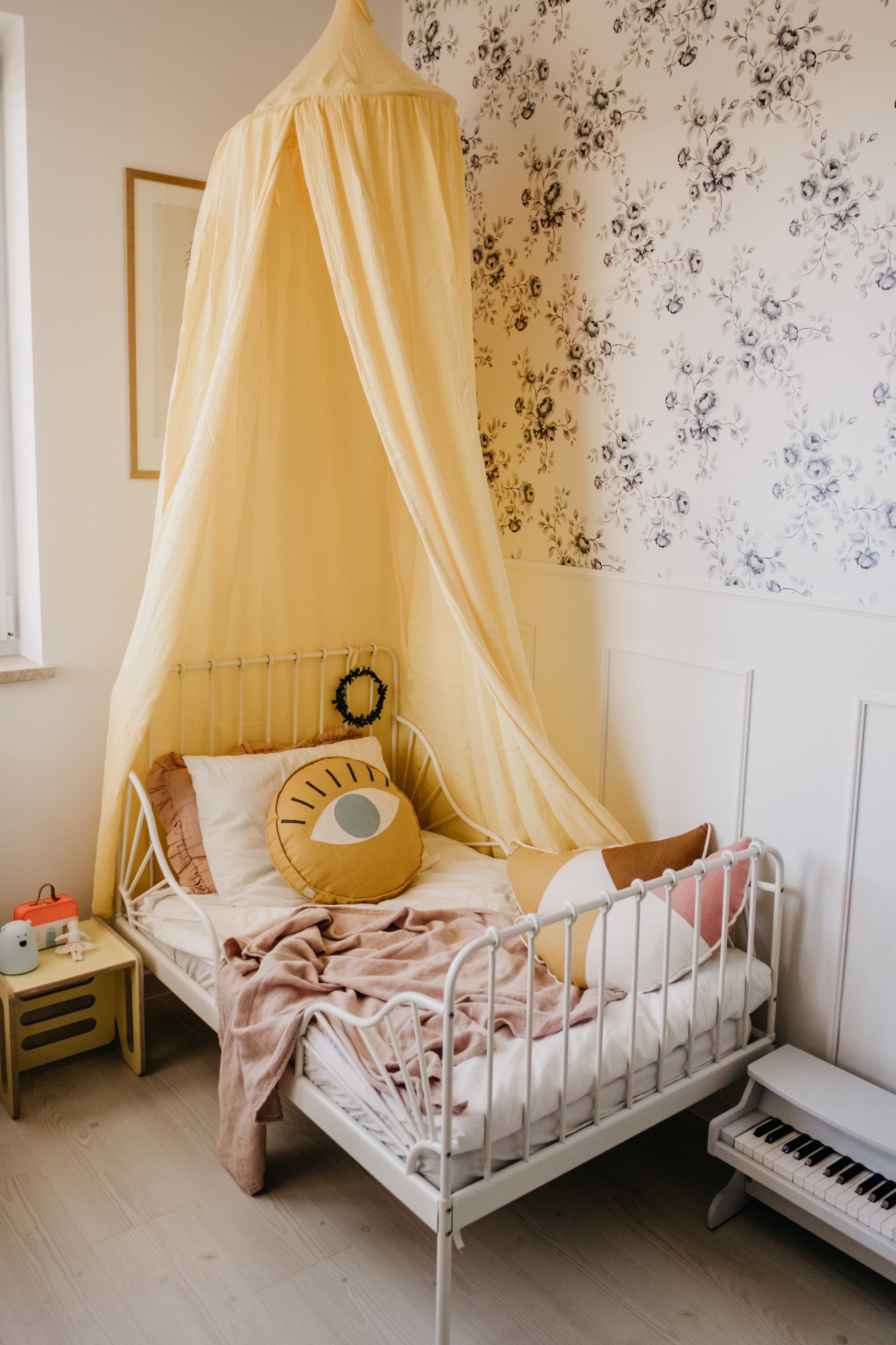Banana canopy Organic canopy Yellow Bed Canopy Crib Etsy