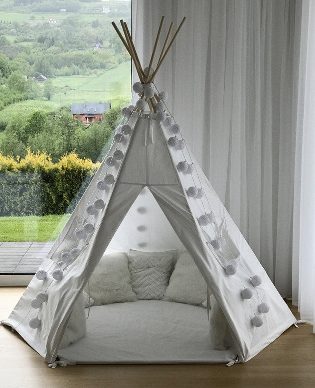 XXL Teepee With Mat Tipi With Floor Mat Tipi - Etsy