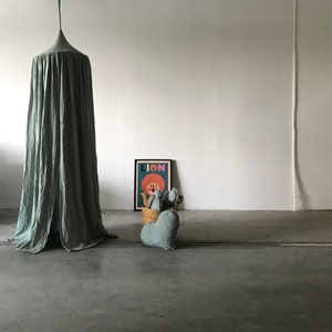 Sage Green Canopy / Soft, Minimalist, and Effortlessly Beautiful / Boho canopy / Kidsroom / Sage Canopy for Crib / Toddler Bed / Babotipi