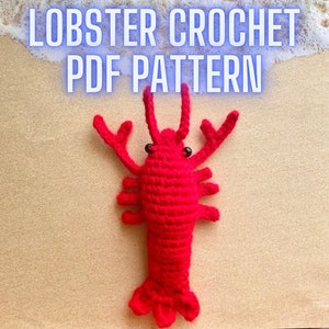 Lobster Crochet Pattern | Amigurumi PDF | LOW-SEW!