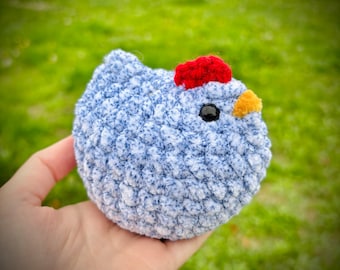 Plump Chicken Plushies | Crochet Chicken Plush