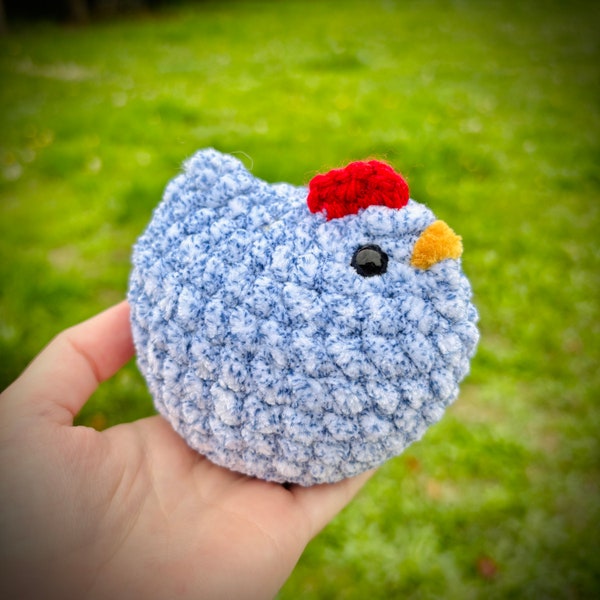 Plump Chicken Plushies | Crochet Chicken Plush