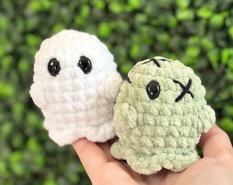Ghost Crochet Plushies | Zombie Amigurumi
