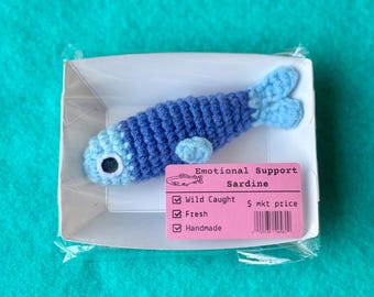 Emotional Support Sardine Plushies
