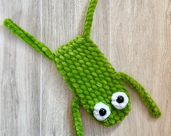 Flat Frog Plushie | Flattened Froggy Amigurumi