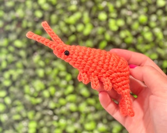 Little Shrimp Plush | Mini Shrimp Crochet Plushies