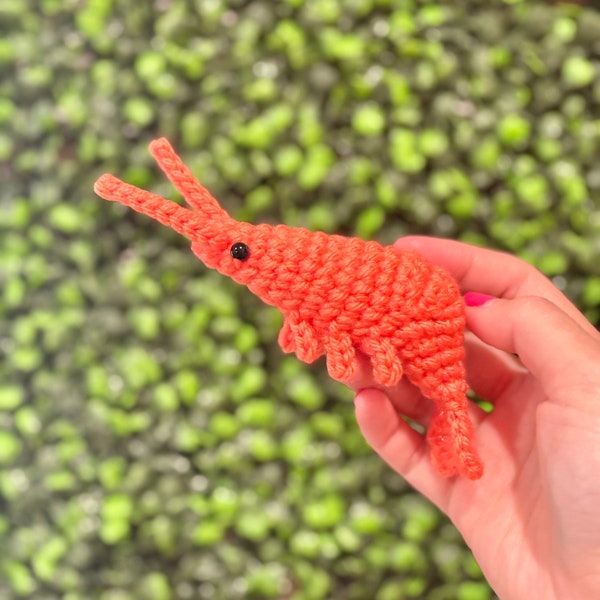 Little Shrimp Plush | Mini Shrimp Crochet Plushies