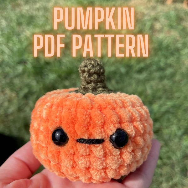 Little Pumpkin Crochet Pattern | Pumpkin Amigurumi Pattern