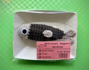Emotional Support Sardine Plushies