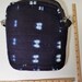 Mudcloth Cross Body Bag Adjustable Strap Denim Multi Dots image 5