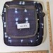 Mudcloth Cross Body Bag Adjustable Strap Denim Multi Dots image 9