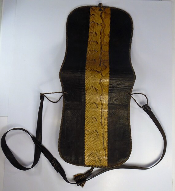 Real Python & Leather Bags, Vintage Handbag Holds… - image 5