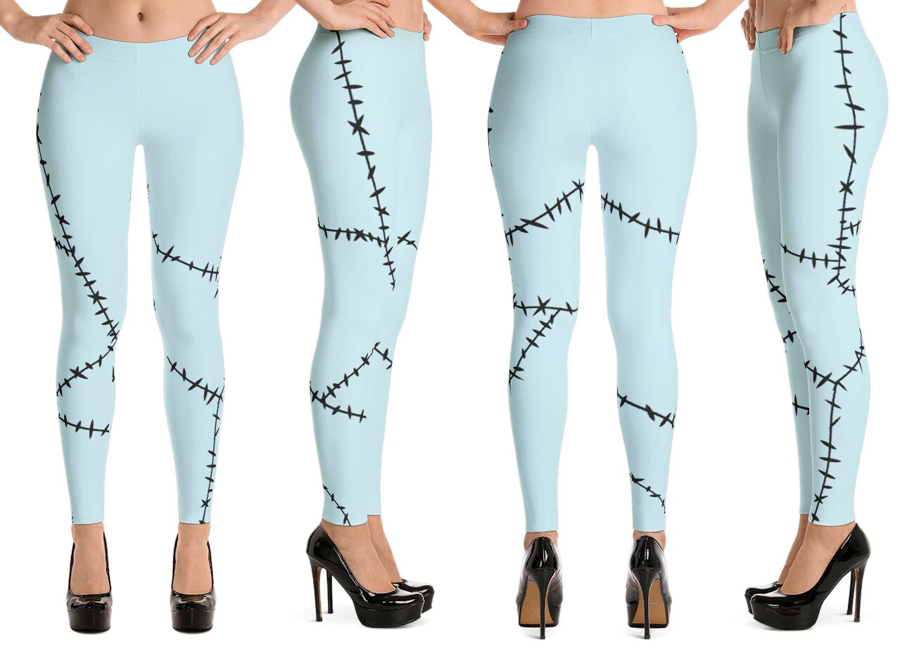 Sally's Nightmare Leggings Nightmare Before Christmas Etsy