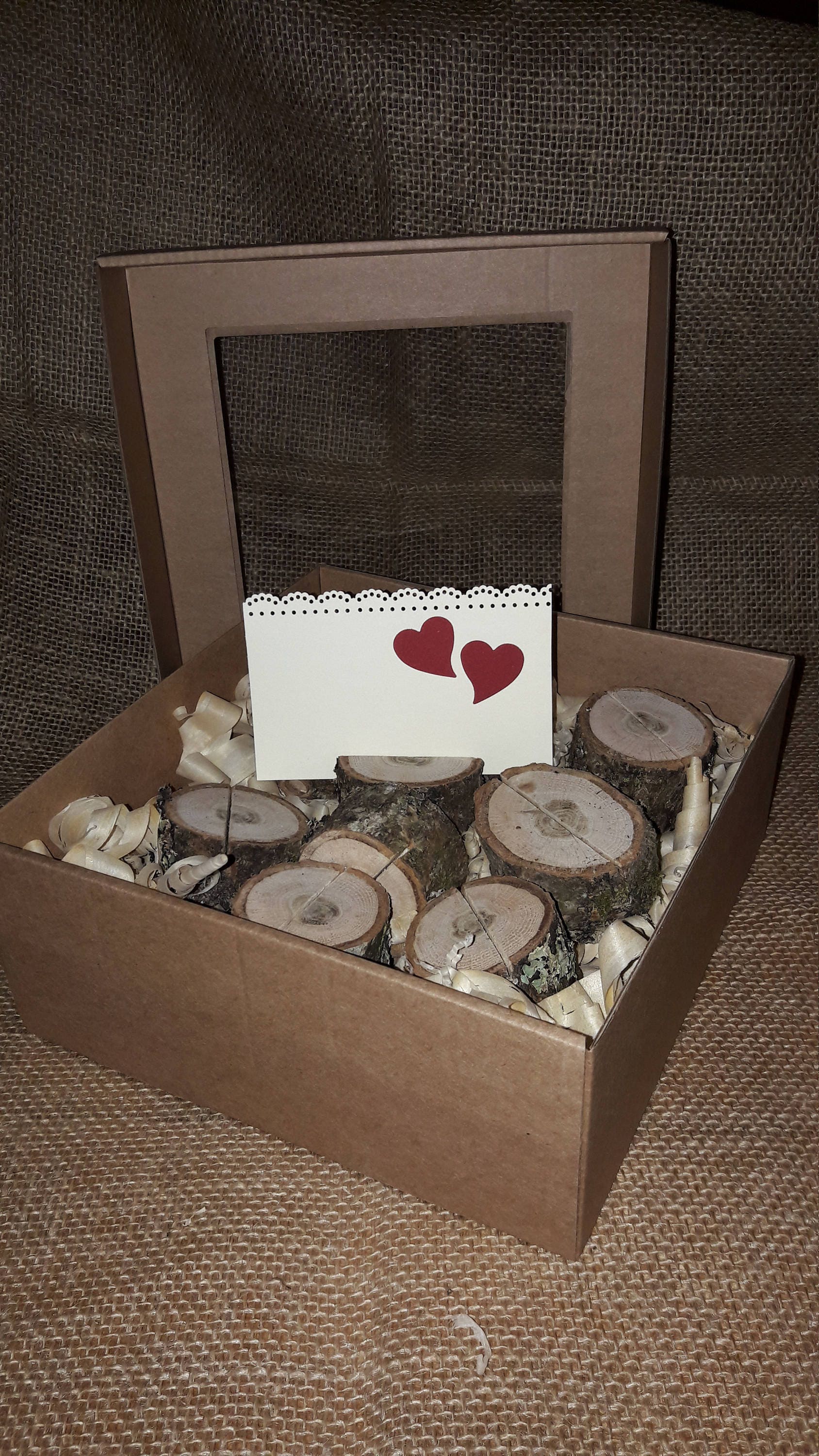 12 Rustic Wedding Table Card Holder Etsy
