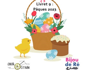 Folleto de diagramas de Brickstitch 9: Pascua 2023