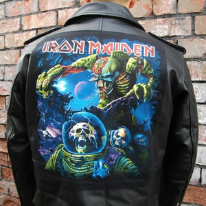 Metalworks Iron Maiden &#39;Final Frontier&#39; Leather Jacket