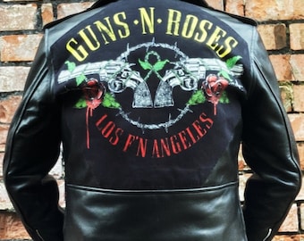 SALE！【美品／超レア】GNR ジャケット GUNS N ROSES 90's Mega Rare Vintage Guns N Roses Bomber Jacket - Etsy