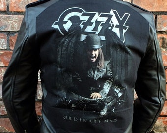 Metalworks Ozzy Osbourne 'ordinary Man' Leather Jacket - Etsy