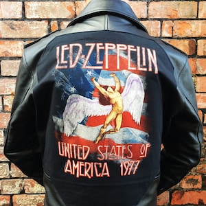 Jimmy Page Leather Jackets - Etsy