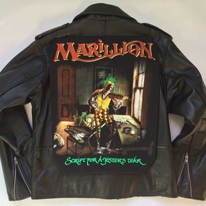 Metalworks Marillion leren jack &#39;Script For A Jesters Tear&#39;
